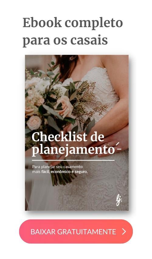 banner checklist do casamento