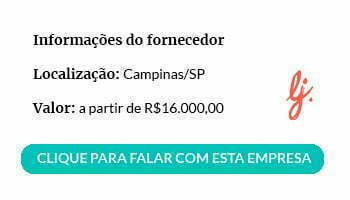 Laura Savitci Decoração Localização: Campinas Valores a partir de R$16.000,00